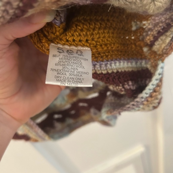 Sea New York Ryan Crochet sweater vest size Medium - Picture 6 of 7